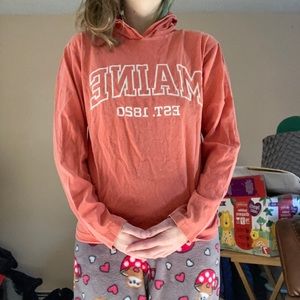 “Maine” Lettered Pullover